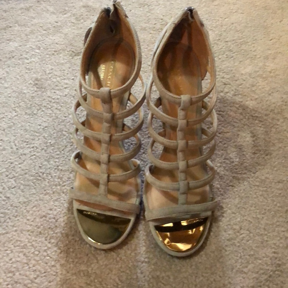 Coach Strappy heels